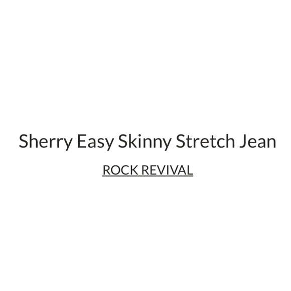 Rock Revival Sherry Easy Skinny Stretch Jean EUC Size 34 - Picture 15 of 16